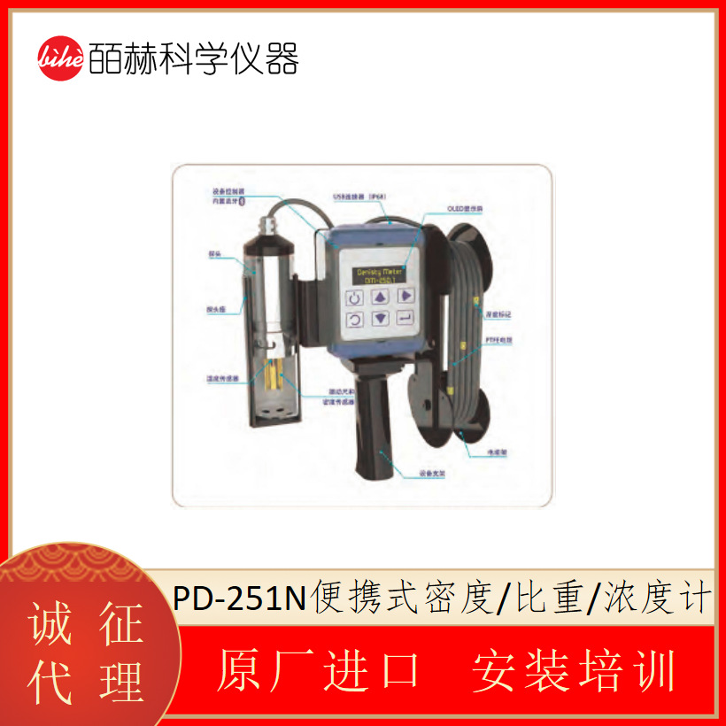 海默生HMSENSE PD-251N便携式密度/比重/浓度计 气体密度计