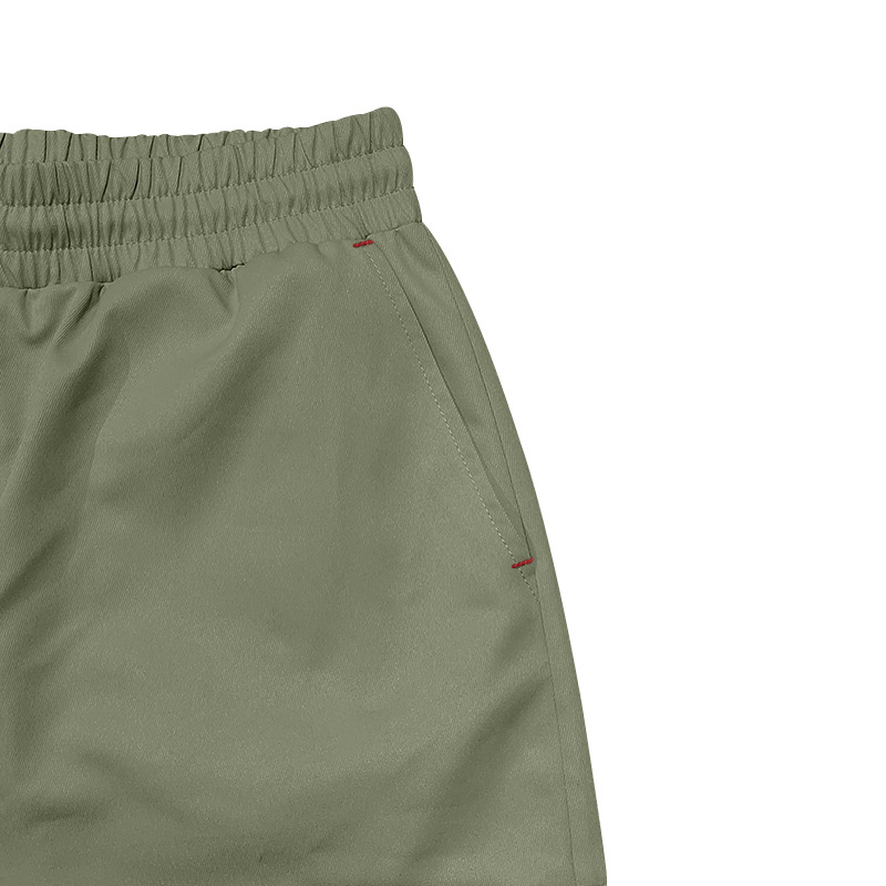 Herrenbekleidung Gewebte Stoffhose mit Kordelzug und mehreren Taschen, einfarbig, lässige Arbeitshose_voghion.com