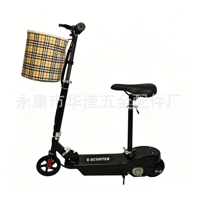 a Great Transportation Tool — Qatlanan elektrik skuterlər - black-shock-absorbing-model
