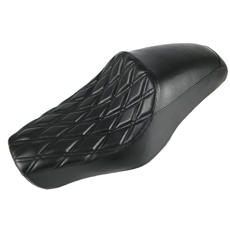 Suitable for Harley Xl883 X48 1200 Modified One-Piece Hump Cushion Double Front and Rear Integrated Thickeneded Seat Cushion