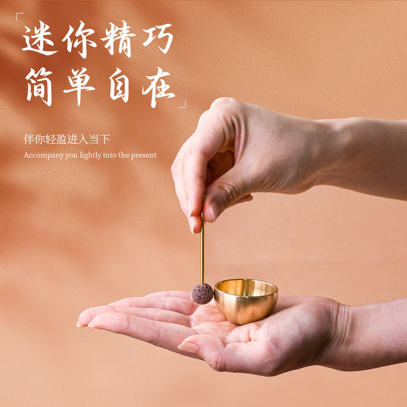 Cross-Border Mini Singing Bowl Essential Oil Ornaments Handmade Copper Bowl Sound Therapy Meditation Relaxation and Stress Relief Gift Drop Shipping Cross-Border Mini Singing Bowl Essential Oil Ornaments Handmade Copper Bowl Sound Therapy Meditation Relaxation and Stress Relief Gift Drop Shipping