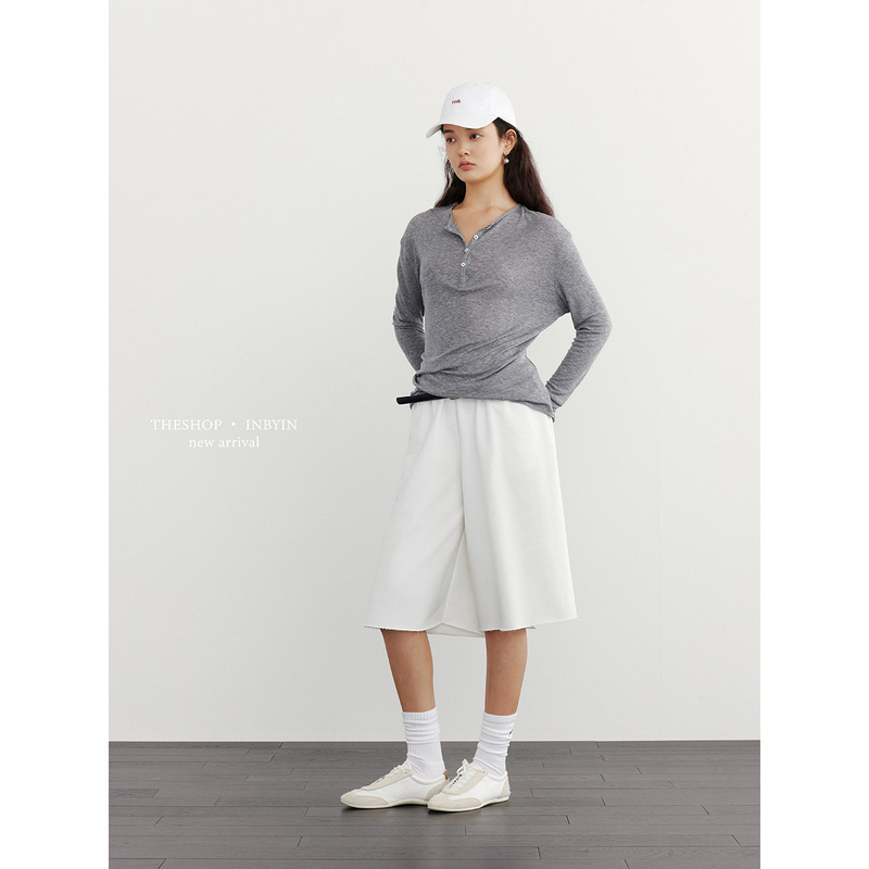 【No Returns or Exchanges】Fashionable Sweatpants with Belt for Women, Elastic Waist, Wide-Leg Casual Pants, Cropped Pants for Petite Women