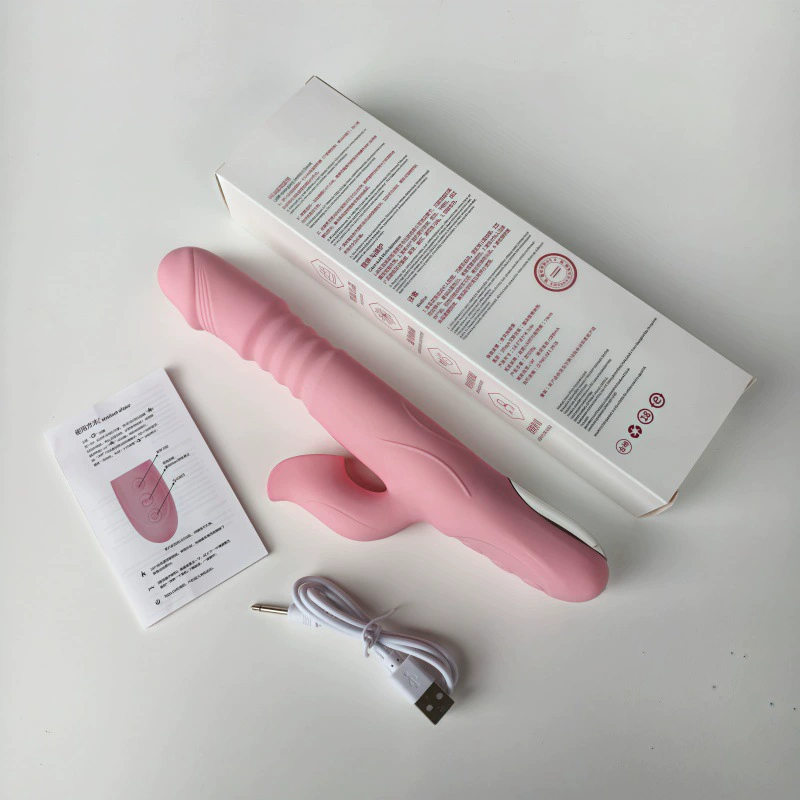 Foreign trade version of fairy wand heated telescopic tongue licking female appliance vibrator adult products supply wholesale network dropshipping