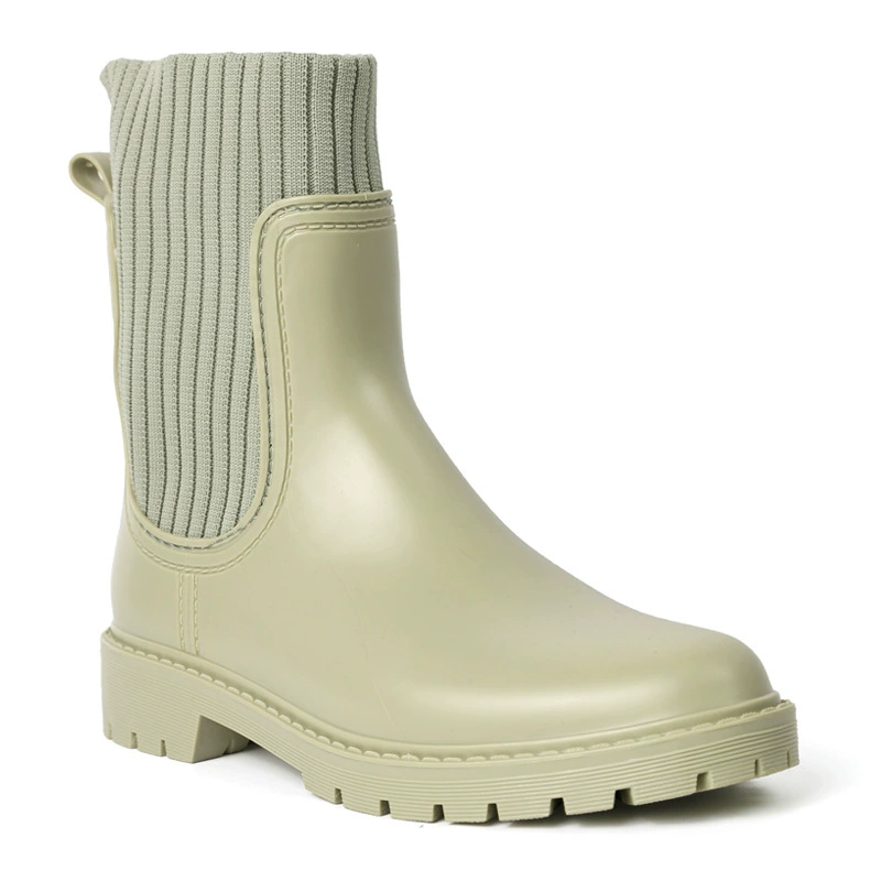 Ботинки Martin, женские, новинка 2023, Популярные универсальные тонкие сапоги в британском стиле, носки для желудка, водонепроницаемые