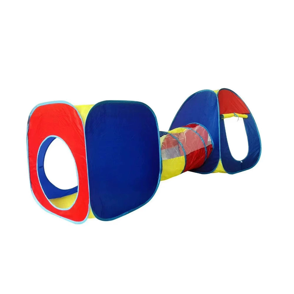 Детская наружная цветовая комбинация палатка из трех частей Портативный складной детский интерьер 3-в-1 игровой дом