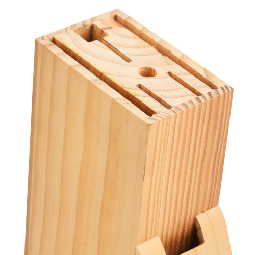 Kitchen multi-socket knife holder log knife holder household knife supplies storage rack kitchen knife kitchen knife floor-standing storage rack