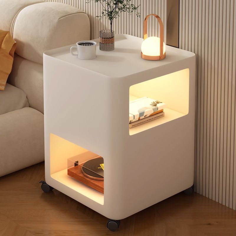 Minimalist Multifunctional Bedside Cabinet, Trendy on Instagram, Movable Bedroom Nightstand, Storage Organizer, Square Corner Table
