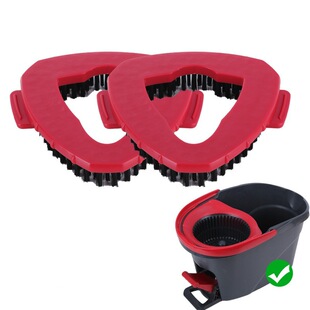 Adapted to vileda micro-force rotating mop head round ocedar triangle cleaning brush head hard brush replacement