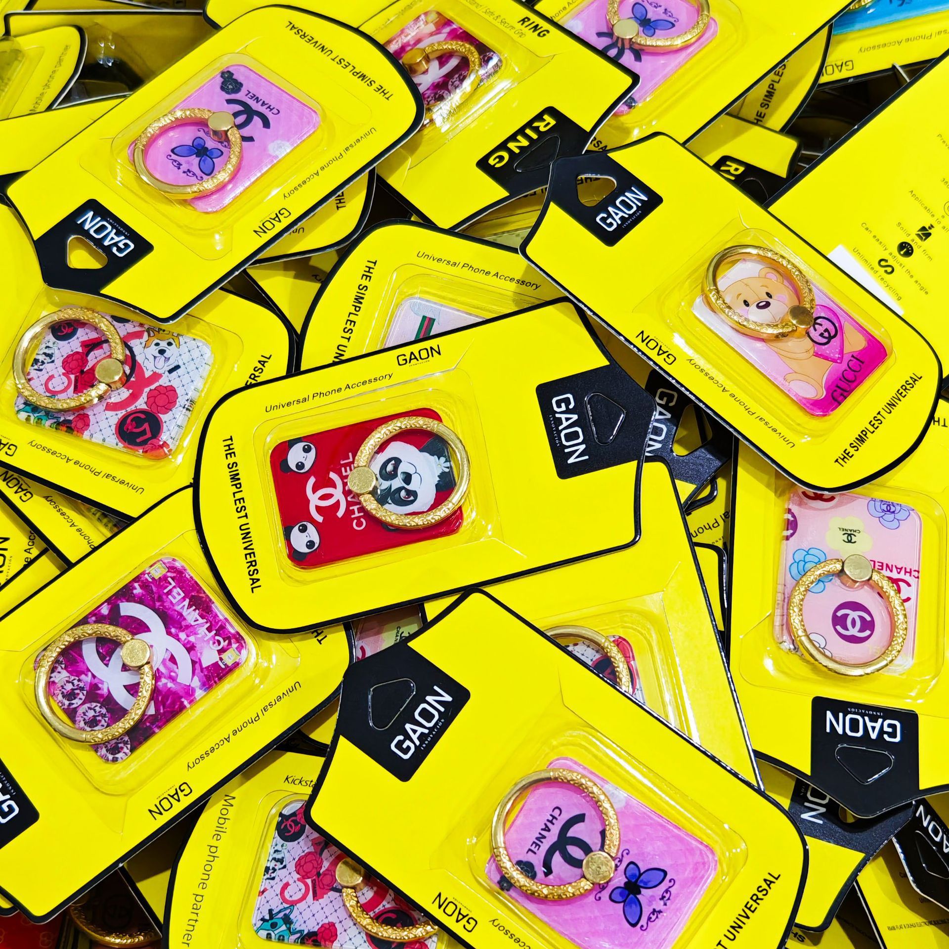 02 패턴 링 버클 (백 개 이상의 패턴이 무작위로 배송 됨)