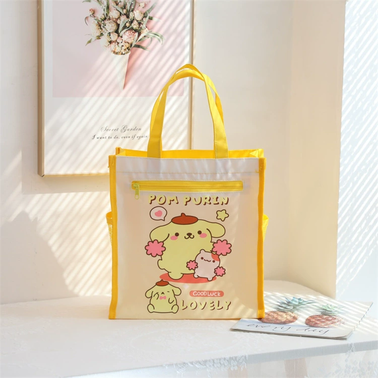 Japanese cute stationery, study bag, storage bag, linen bag