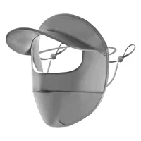 Ruiya Brim Face Kini Солнцезащитная маска женская летняя УФ-защита Ледяной шелк полное лицо Солнцезащитная дышащая маска прилив