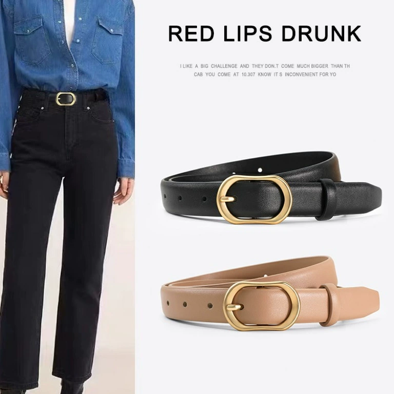 Jeans, trousers, sexy universal trend fashionable belt, 2023 collection