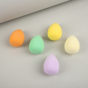 Drop-shaped beauty egg hydrophilic non-latex powder puff in stock wholesale home portable girl makeup makeup powder puff