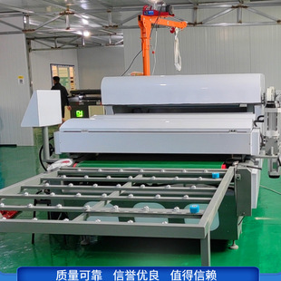 Background wall gangshi UV coating machine wood decorative panel flat sticking machine artificial stone bamboo wood fiber board UV varnish machine