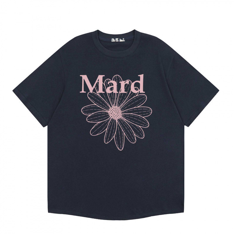 【カウンター品質】韓国マルディトレンドブランド半袖Tシャツリトルデイジードーマンプリントラウンドネックピュアコットンクロスボーダー|undefined