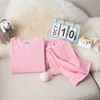 Children's keep warm set suitable for men and women, fleece breathable thermal underwear, suitable for teen