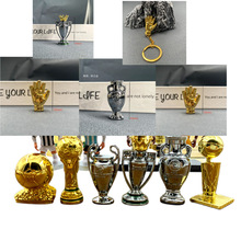 世界杯大力神杯足球奖杯欧洲杯欧冠金属钥匙扣摆件纪念品