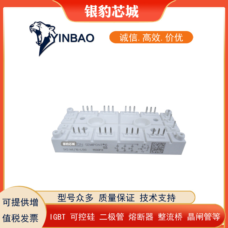 SKD146/12-L140 SKD146/16-L100 SKD146/16-L140T4整流桥全新原装