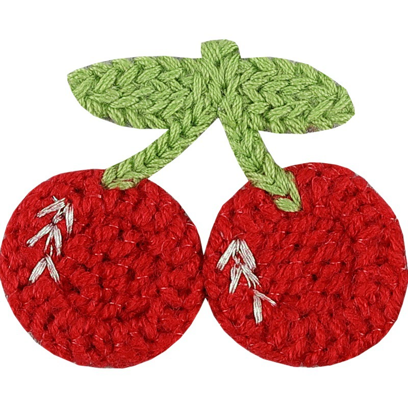 Оптовая продажа, шерстяная вышивка, фруктовый ремонт, нашивка, ткань, аппликация, головной убор, шпилька, сумка, аксессуары, обувь, носки, шапки, аксессуары для одежды 8