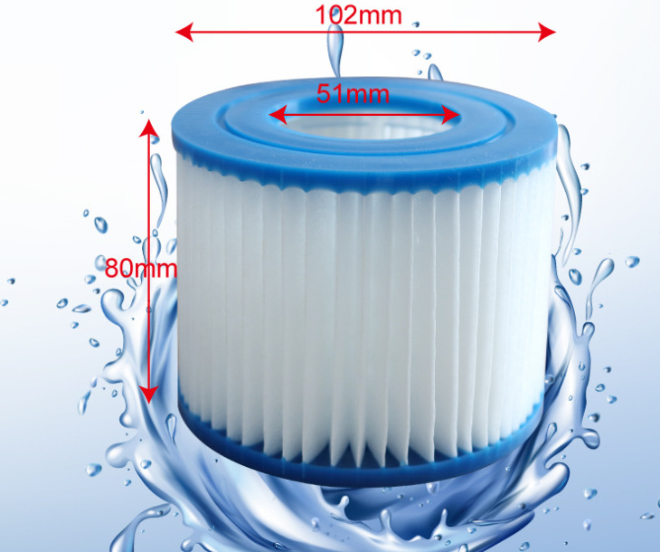 充气温泉泳池滤芯 Bestway VI号适配58323泳池滤芯泵