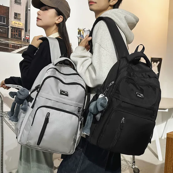 School Bag Ins Niche Junior High School Student Backpack Men's Large Capacity Sports Outdoor Backpack Women's Travel Backpack Men's