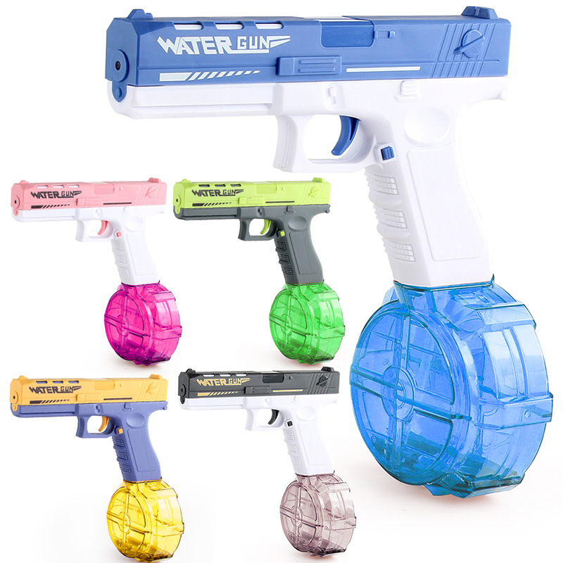 Nueva pistola de agua eléctrica para niños de juguete de alta presión fuerte rango de largo alcance pistola de agua lucha agua jugando juguete de ocio