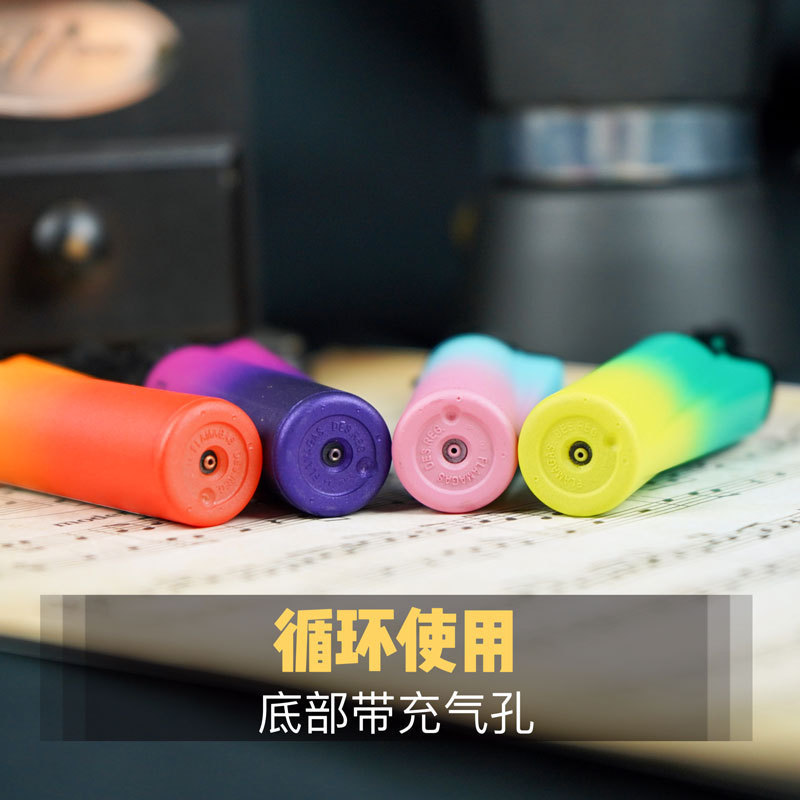 烟斗打火机个性创意长管充气打火机新款点火器烟具|undefined