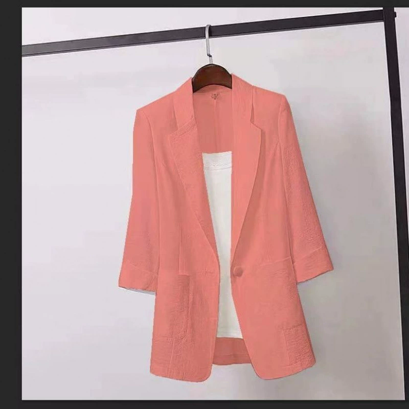 Short fitted jacket, Korean style, bright catchy style