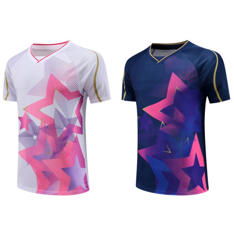 Tennis Clothing for Men, Badminton Sportswear, Unisex Training Wear, Sweat-Absorbent Competition Wear, Breathable and Quick-Drying, 2026 Summer