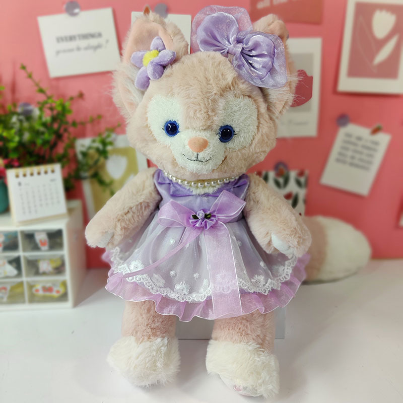 보라색 진주 거즈 스커트 정장