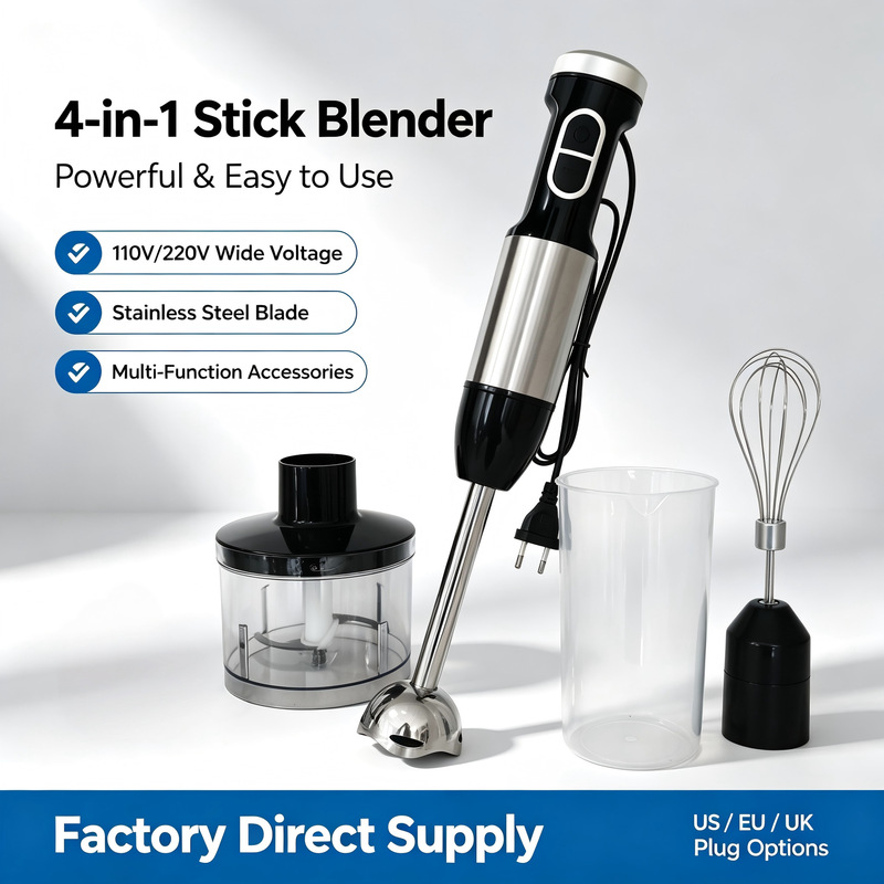 Cross-border handheld electric mixing stick, multifunctional household small stainless steel milkshake high-power blender Cross-border handheld electric mixing stick, multifunctional household small stainless steel milkshake high-power blender