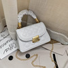 Shoulder bag, fashionable chain, trend one-shoulder bag, western style, internet celebrity, chain bag