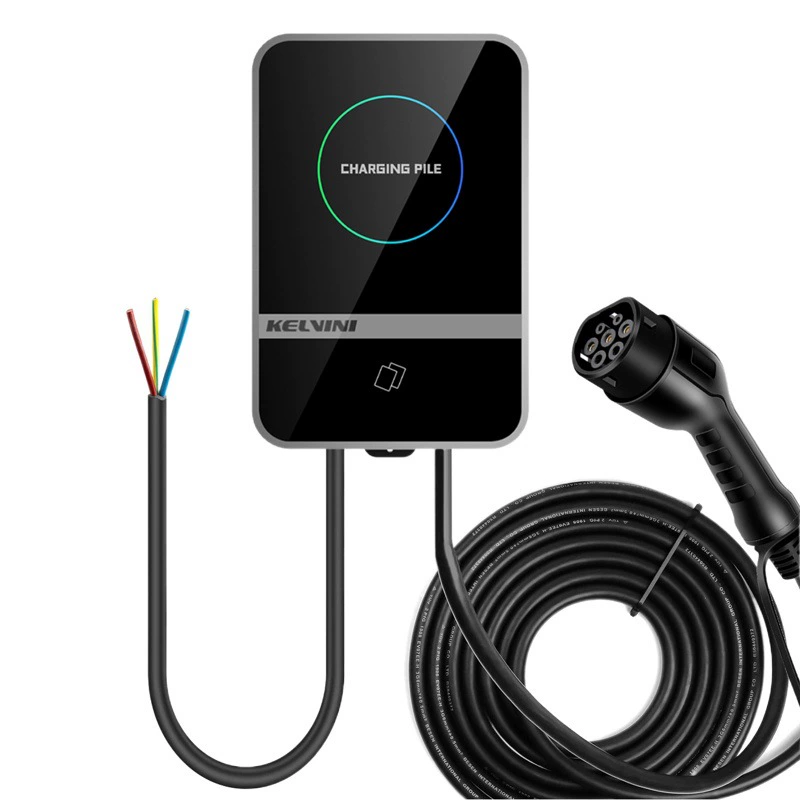 Новая энергетическая зарядная свая Европейский стандарт зарядный пистолет для электромобиля AC 32A домашняя Быстрая зарядка настенная зарядная свая