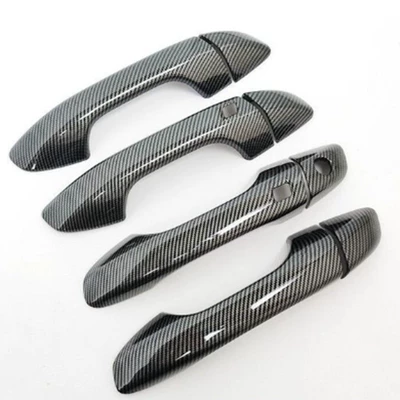 Other Automotive Exterior Supplies, Rio Exterior Door Handle - carbon-fiber-texture-single-hole-2-smart