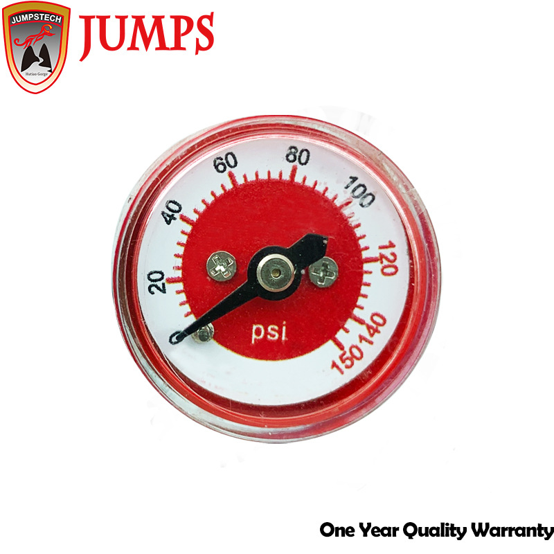 工厂供应25mm塑壳微型压力表 10kg气压表波登管气动压力表