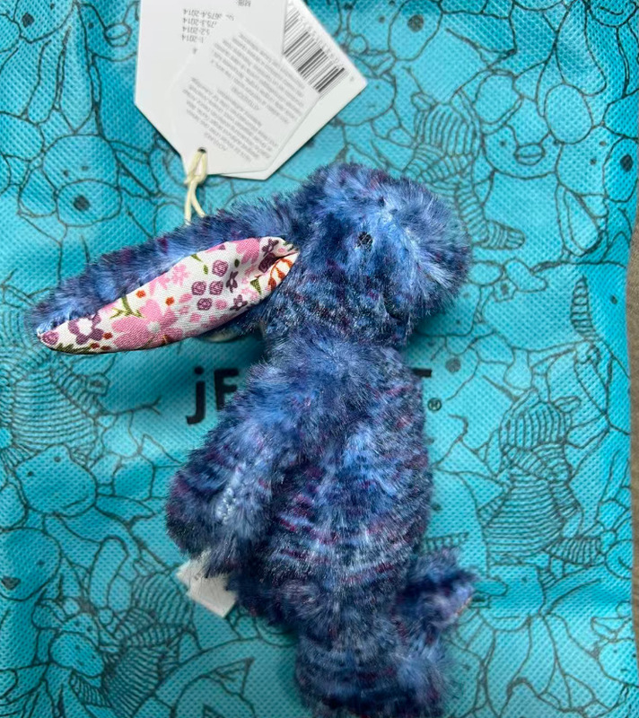 jellycat挂件三标齐全带钢印巴塞罗熊茄子牛角包 款式齐批发礼物|undefined