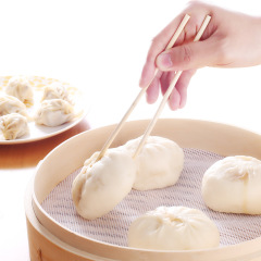 Round thick silicone steaming mat, cross-border silicone steaming cloth, dumpling and buns steaming cloth, steamed bread and steamed rolls mat