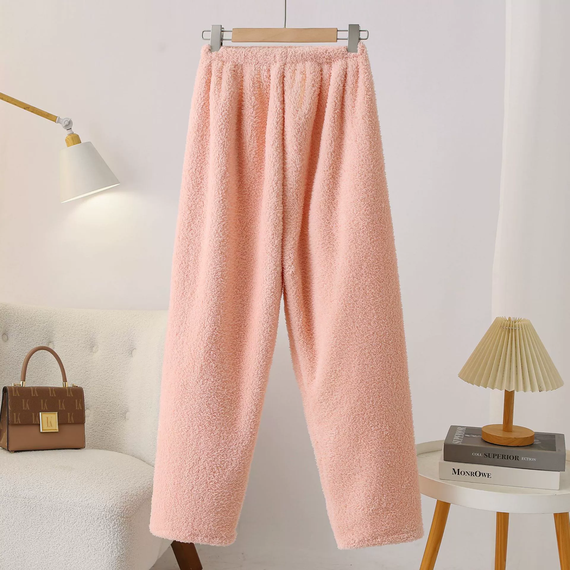 Winter cute cartoon velvet set, plus size