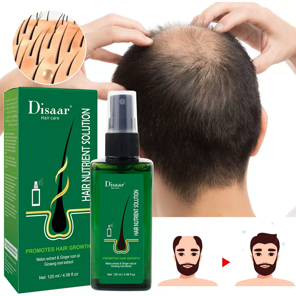 Disaar跨境Hair growth pray毛发洗剂喷雾滋养头皮固发固韧护理液