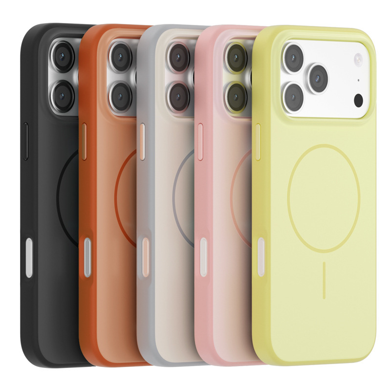 适用iPhone17promax手机壳炫雅磁吸撞色苹果16亚克力防摔保护套16|undefined