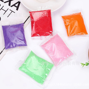 Factory Direct Supply of Colored Sand, 60g Bags, Supports Custom Color Mixing, Children's DIY Sand Art, Multi-Color Toys, Special Sand Wholesale