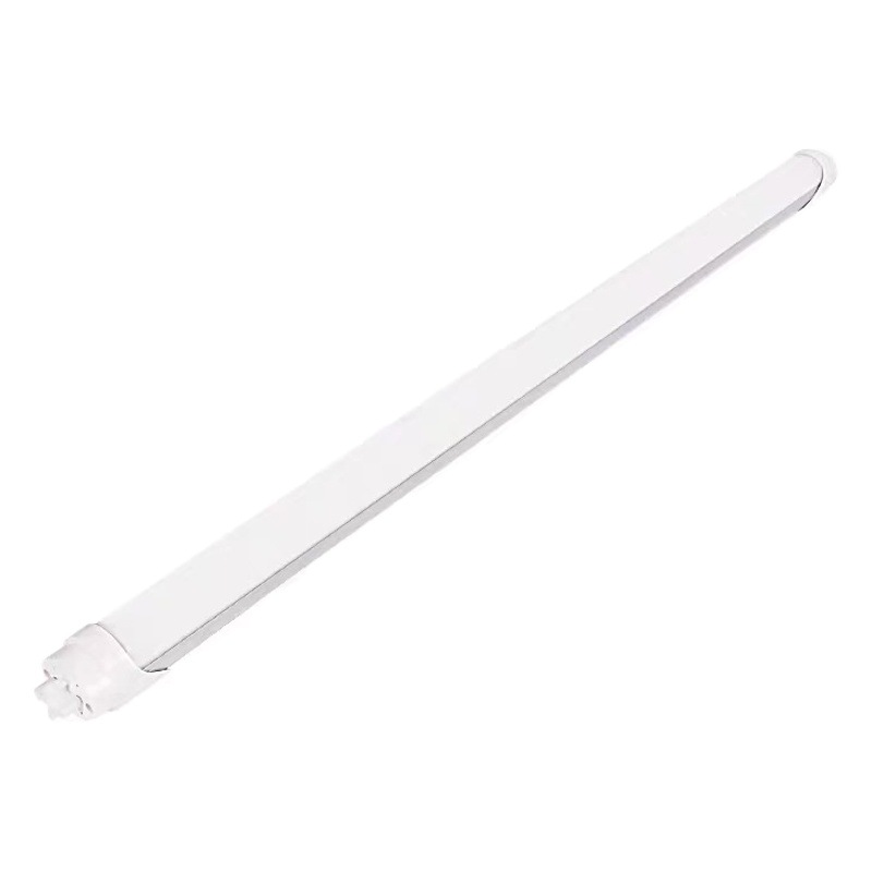 Tubo de luz LED T8 de aluminio y plástico, tubo de luz semiplástico y semialuminio de tipo dividido, tubo de aluminio y plástico de 1,2 metros, lámpara fluorescente de tira larga de bajo consumo.