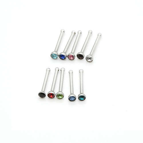 New small nose nail sticker magnet super flash pierced nose earrings earrings female personality niche jewelry nose nose nail