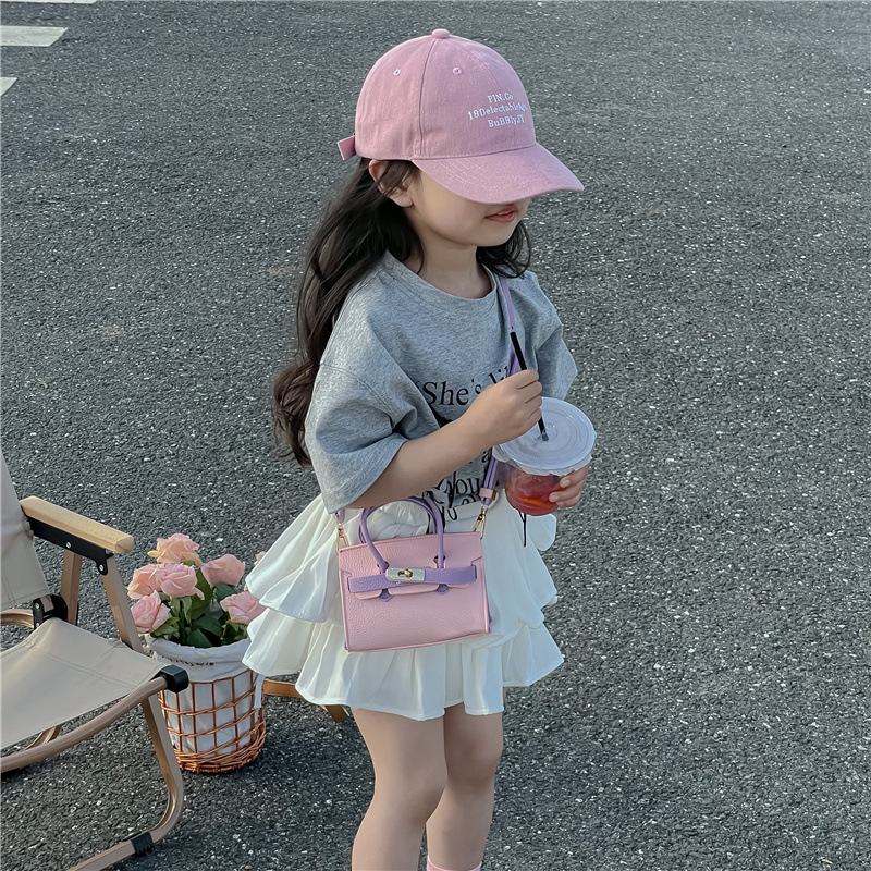 Bolso de hombro para niños y niñas de estilo coreano, bolso de mensajero para niños mini estilo occidental, nuevo bolso para niños de comercio exterior transfronterizo