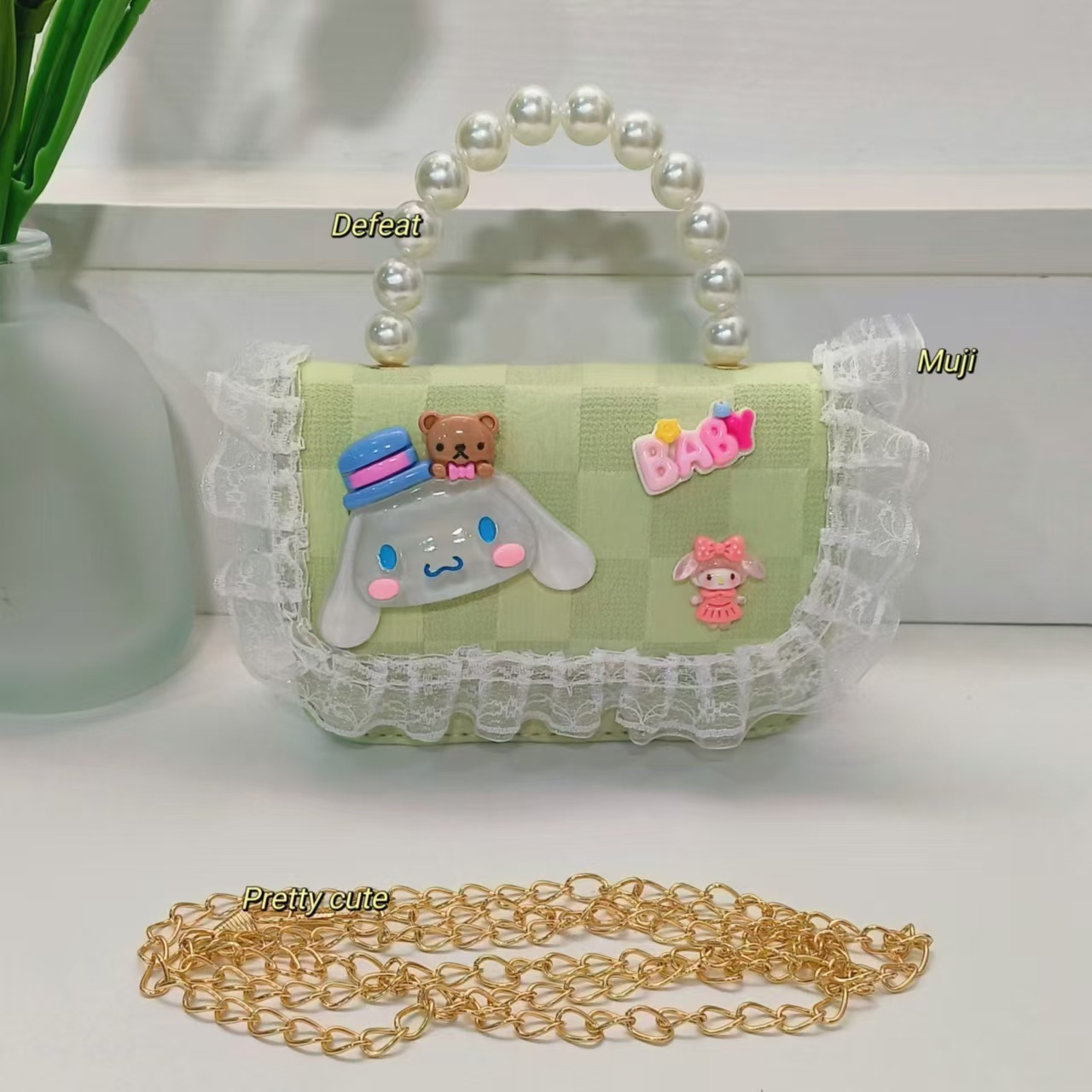 Bolso de perlas bolso de cinturón bolso de princesa bolso de cambio bolso de cadena bolso de princesa Melody Koolomi niños