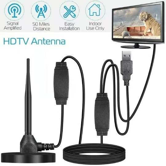 地面波高增益数字电视天线 室内DTMB家用吸盘DVB-T HDTV电视天线