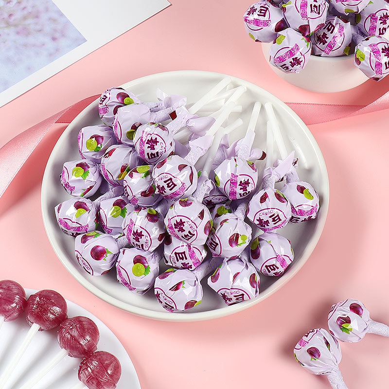 포도 맛 막대 사탕 500g (약 62)