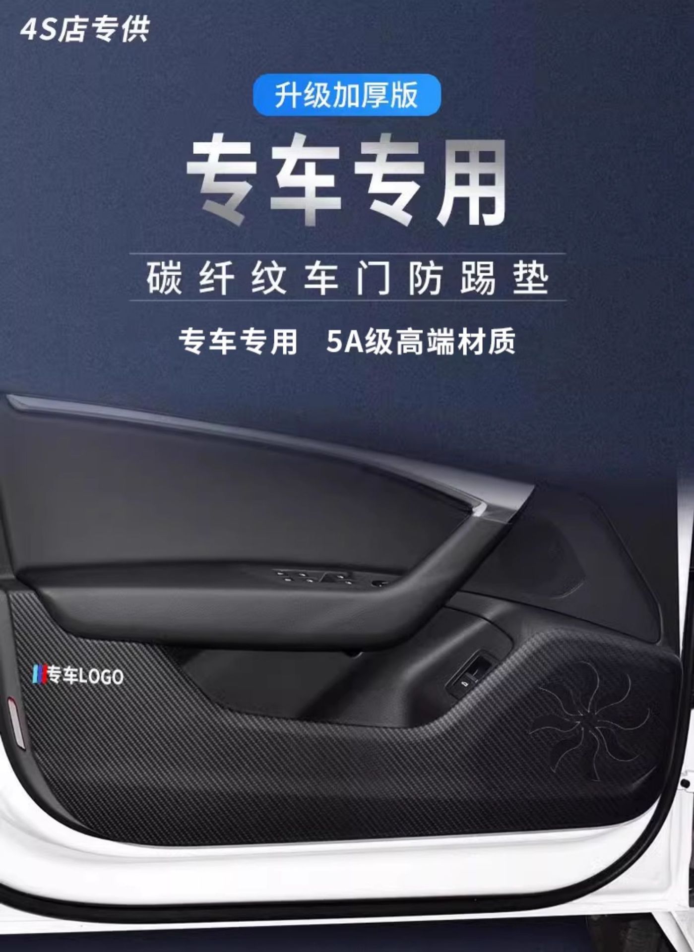 Suitable for Hyundai Accent Accent door anti-kick pad car interior modification special door panel protective pad