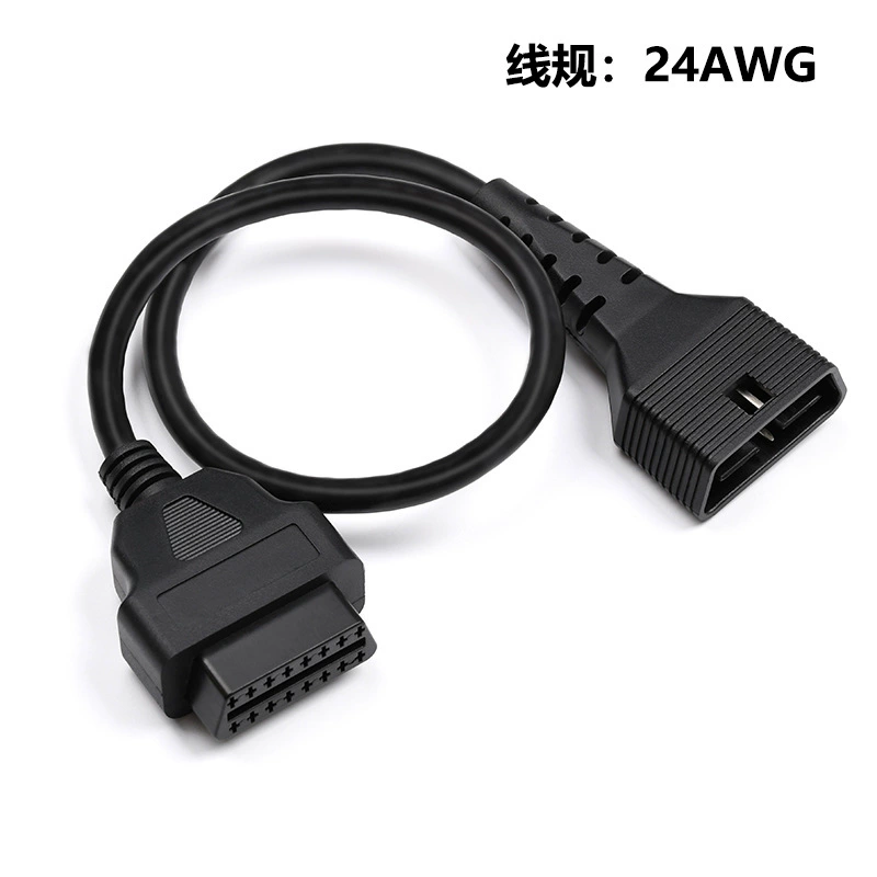 Удлинительный кабель OBD для автомобиля, грузовика, 16-контактный разъем «папа-мама», 16-контактный соединительный кабель для диагностики OBD2.
