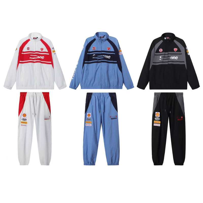 25Ss Cross-Border Sup Collaboration New Fleece-Lined Casual Hooded Sweatshirt with Large Logo Patch Embroidery Zip-Up Jacket 25Ss Cross-Border Sup Collaboration New Fleece-Lined Casual Hooded Sweatshirt with Large Logo Patch Embroidery Zip-Up Jacket